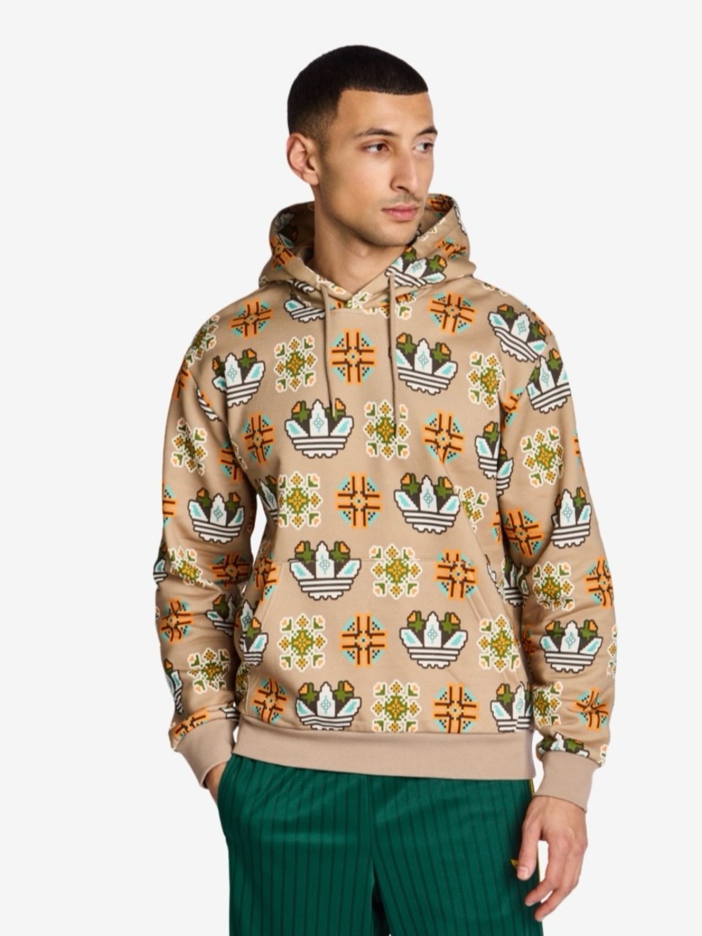 Adidas Tile All Over Print Aztec Southwest Tribal Mens Sz Medium ~ NWT!